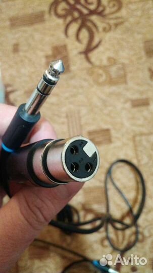 Кабель Vention аудио jack 6.5 m/XLR F 2 метра