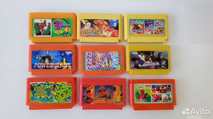 Картриджи dendy из 90х