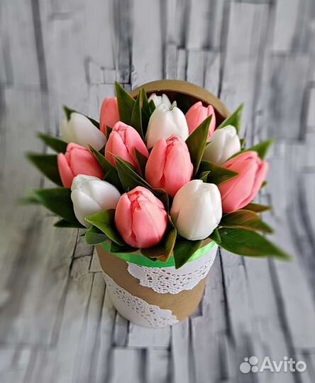 Букет из мыла ручной работы