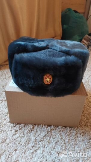 Мужская зимняя шапка ушанка меховая