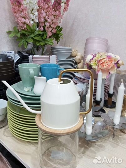 Посуда декор икея