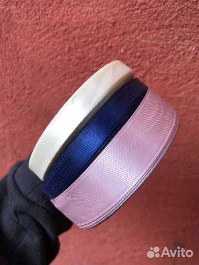 Ленты атласные набор из 3шт