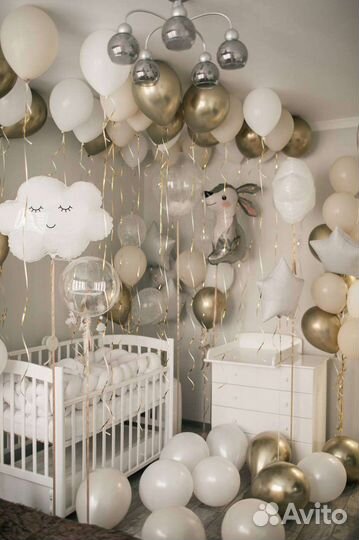 Гелиевые шарики на выписку