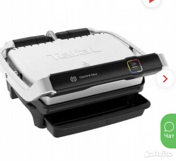 Умный электрогриль Tefal Optigrill Elite GC750D30