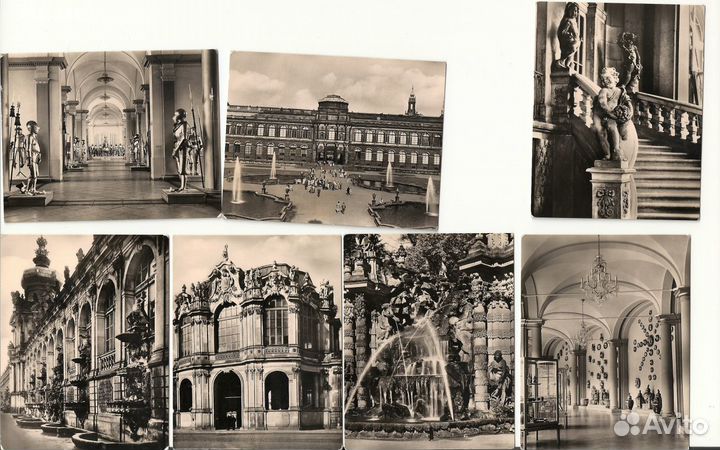 Набор открыток Дрезден-Цвингер гдр