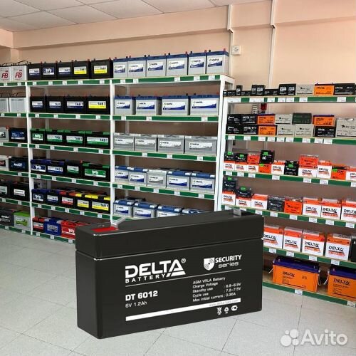Аккумулятор ибп delta DT 6012 6V 1.2Ah