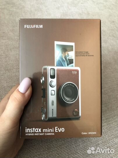 Fujifilm instax mini evo brown