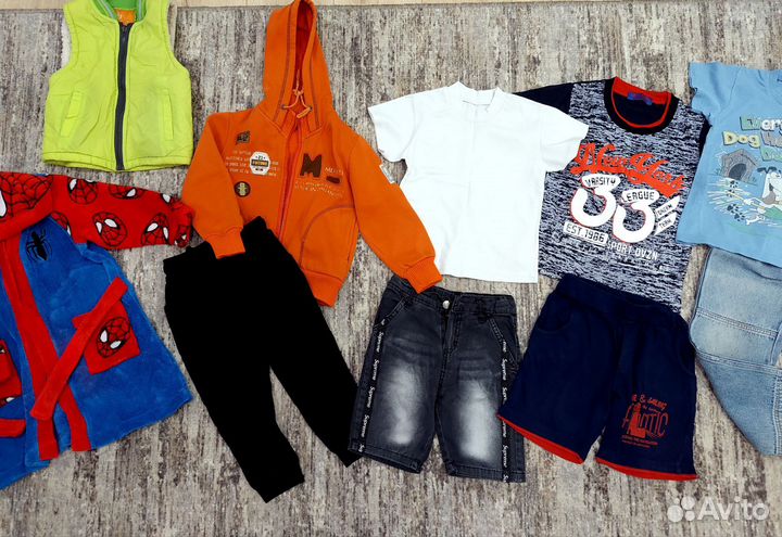Вещи пакетом на мальчика 92 98