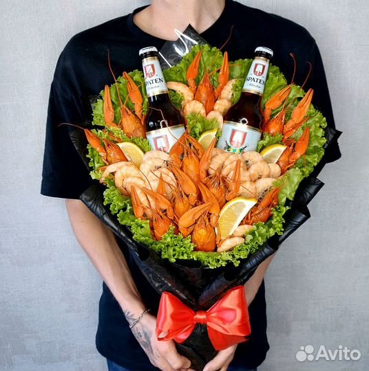 Букет с раками и креветками арт. 3533 в Хабаровске