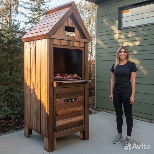 Коптильня с дымогенератором