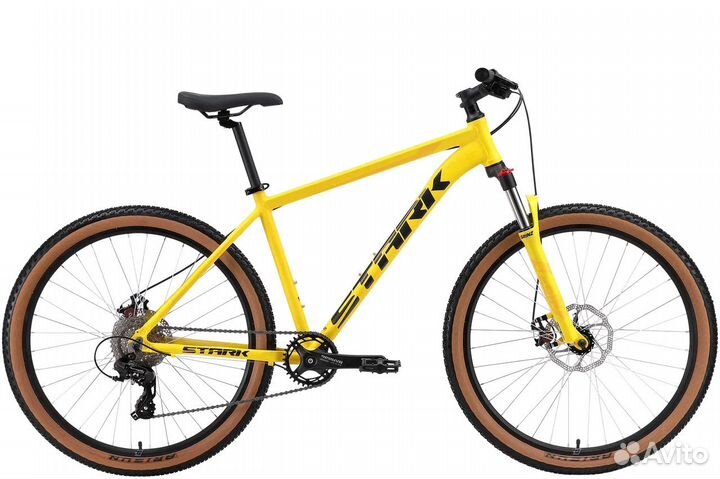Велосипед Stark'24 Hunter 27.2 D желт/темно-серый