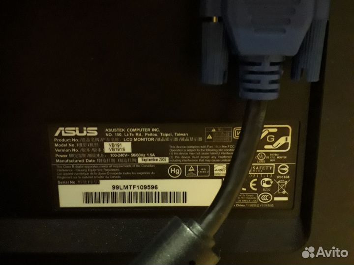 Монитор Asus 19