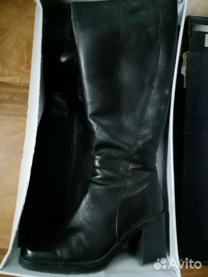 Зимние женские сапоги 38 натуральная кожа