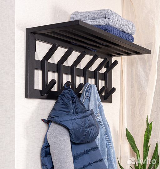 Вешалка настенная в стиле лофт