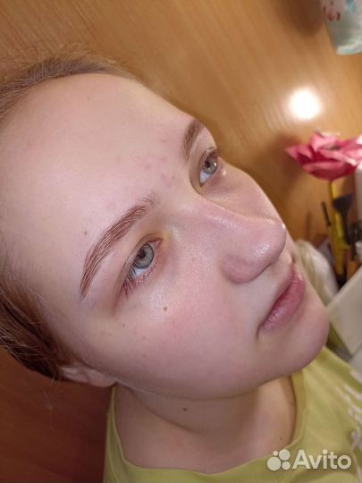 Коррекция,окрашивание и ламинирование бровей