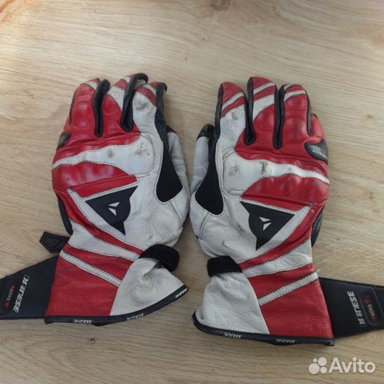 Перчатки кожа мото защита рук XL