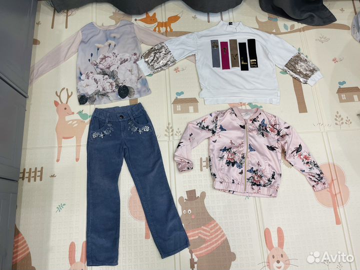 Фирменные вещи пакетом на девочку 122 128