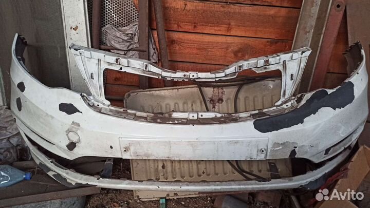 Бампер на kia rio