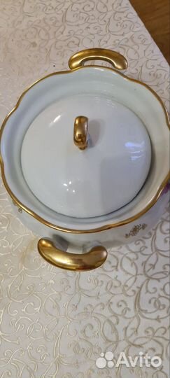 Супница фарфор винтаж СССР