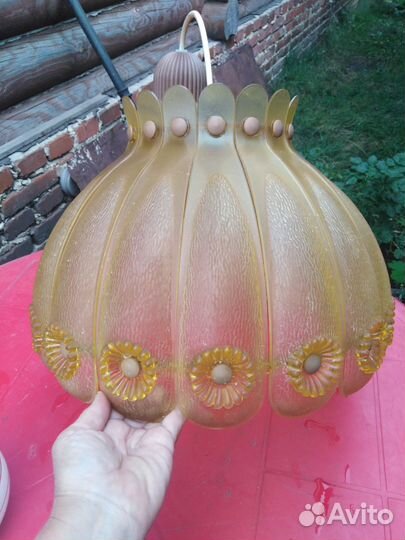 Светильник абожур, СССР, пластик