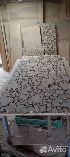 Панно из можжевельника для бани