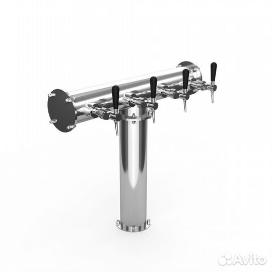 Пивная колонна Терра на 4 пеногасителя / крана