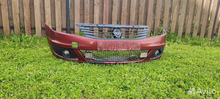 Бампер передний renault logan 1 фаза 2