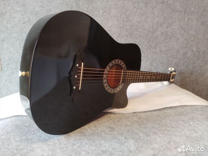 Акустическая гитара черная, Foix FFG-2038C(Новая)