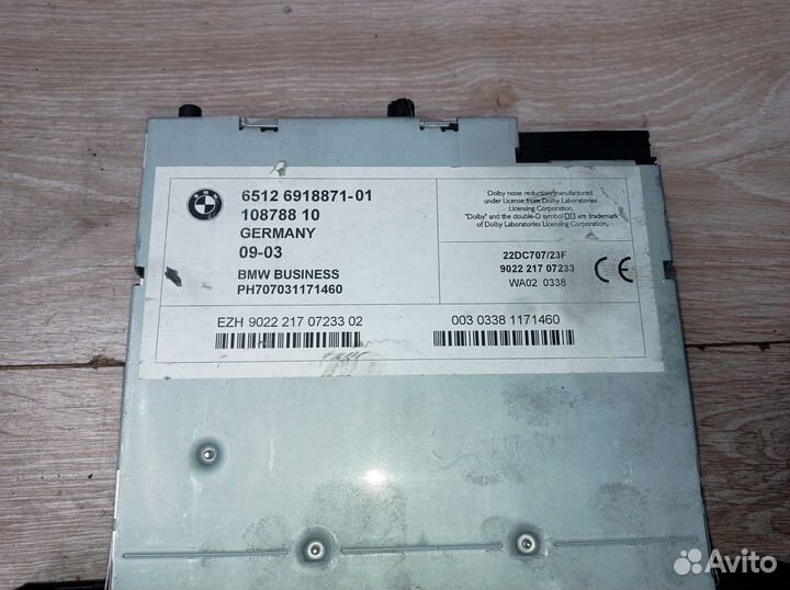 Магнитола на BMW X5 Е53