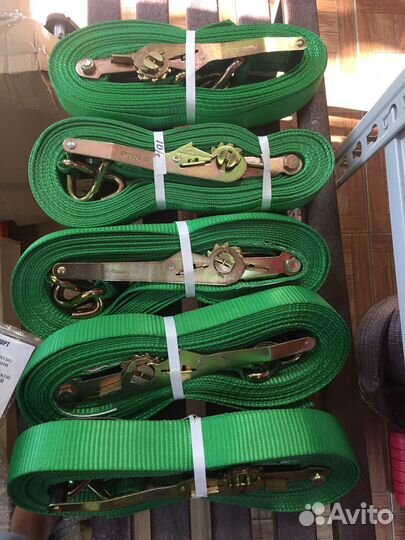 Ремни стяжные 10 тонн 5шт