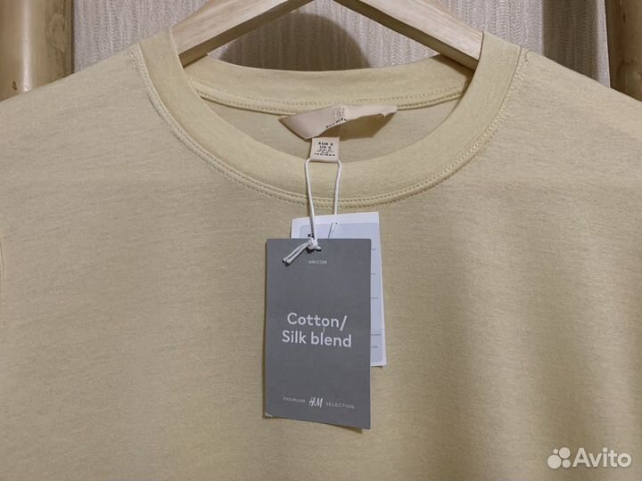 Футболка шёлк H&M Premium новая