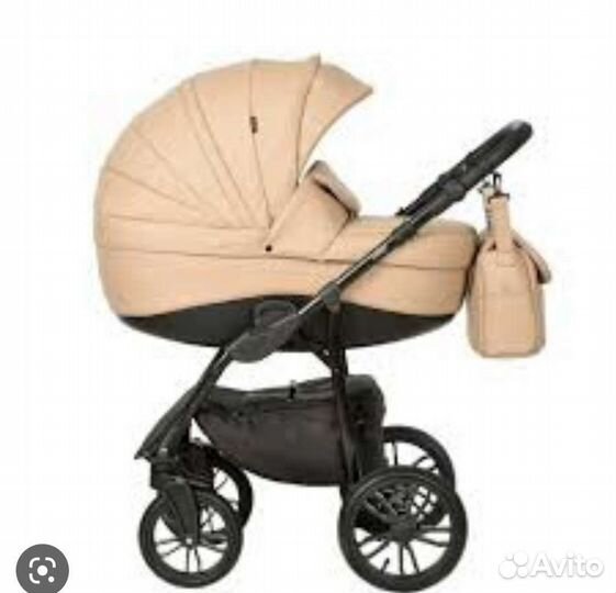 Коляска 2 в 1 эко кожа