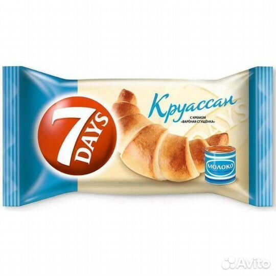 Опт - Круассан 7 Days Миди с кремом Варёная СГУ