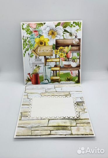 Открытка ручной работы 