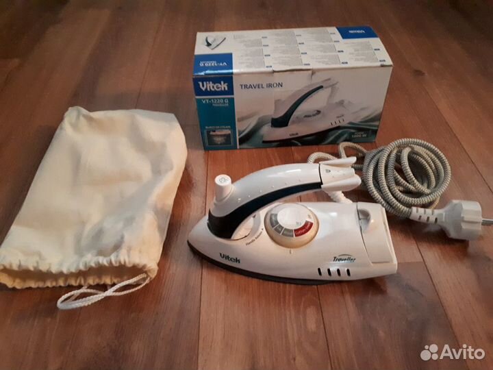 Дорожный утюг Vitek VT-1220 G новый, дорожный