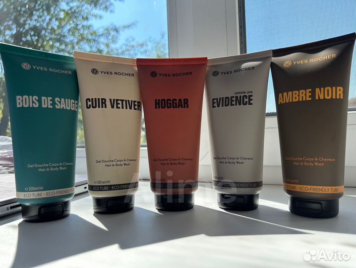 Мужской гель для душа Ив Роше Yves Rocher