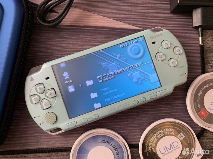 Sony PSP 2006 Mint Green (комплектом)