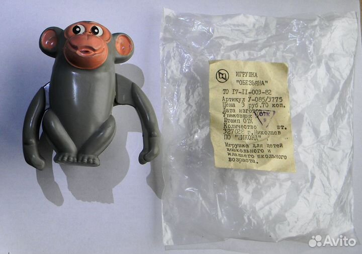 Заводная игрушка СССР Обезьянка