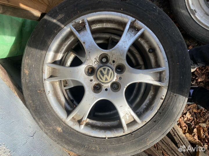 Колеса на литых дисках volkswagen с шинами