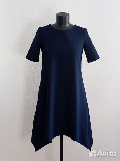 Новое синее платье с вышивкой Desigual