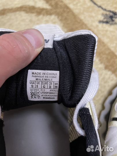 Мужские кроссовки reebok zig lite