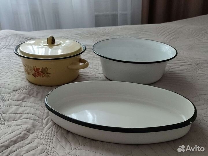 Посуда эмалированная