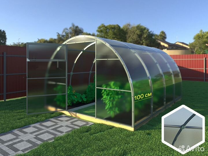 Теплица арочная усиленная