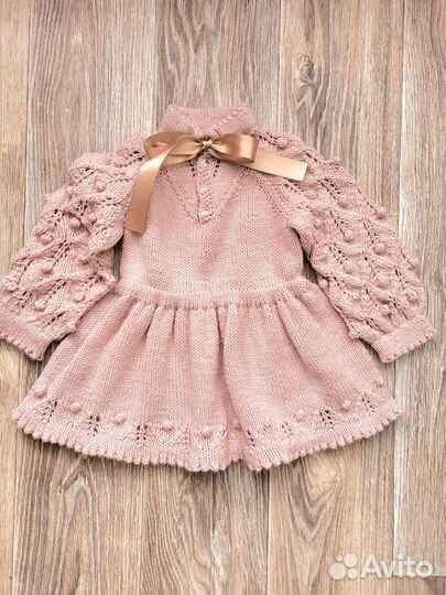 Вязанное платье