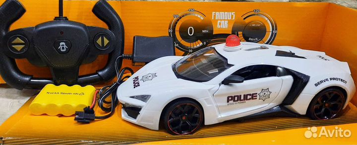 Машина Полиция на радиоуправлении аккумуляторная