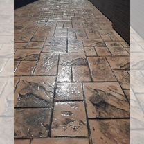 Декоротивный печатный бетон. И штукотурные работы, Суворовская