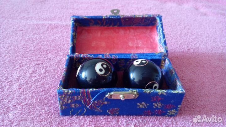 Музыкальные массажные шары здоровья Инь Ян 3,5 см