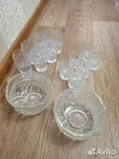 Хрустальная посуда набор
