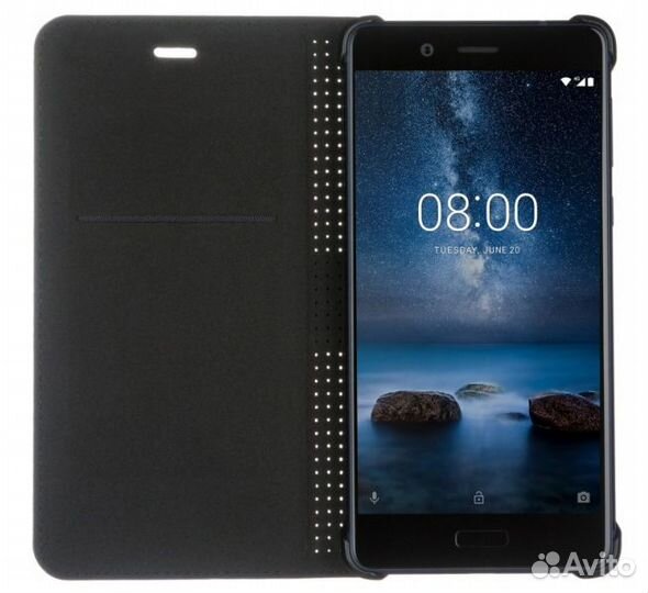 Оригинал Кожаный Flip Cover CP-801 для Nokia 8