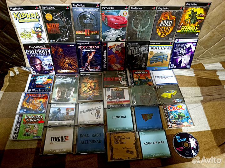 Диски для PS1, PS2 (playstation)